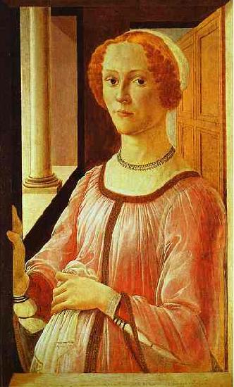 Sandro Botticelli Portrait of a Lady china oil painting image